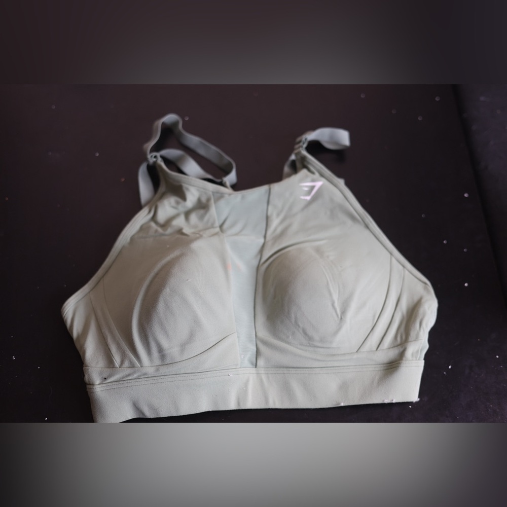 Gymshark Sage Green Sports Bra